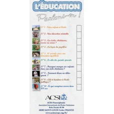 ACSI leaflet: "Education - Let's talk about it" series (12 lots of 10)